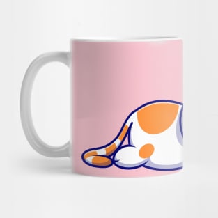 Cute Cat Sleeping Cartoon Mug